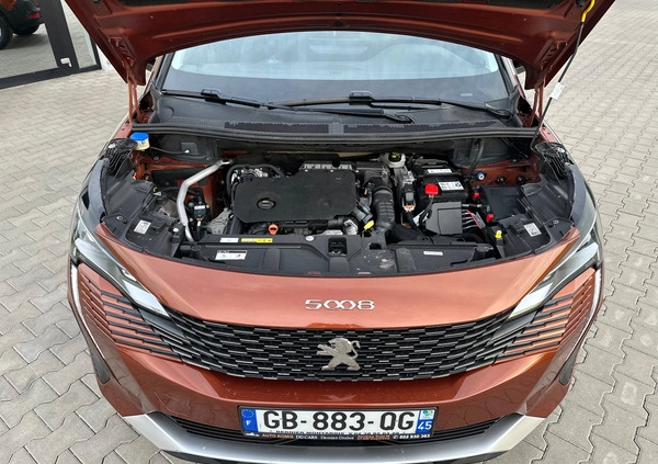 Peugeot 5008 cena 109900 przebieg: 139000, rok produkcji 2021 z Boguchwała małe 667